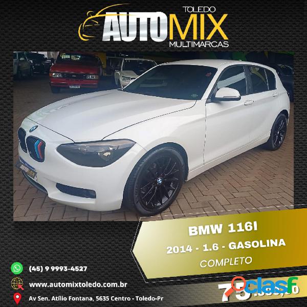 BMW 116IA 1.6 TB 16V 136CV 5P BRANCO 2014 1.6 GASOLINA