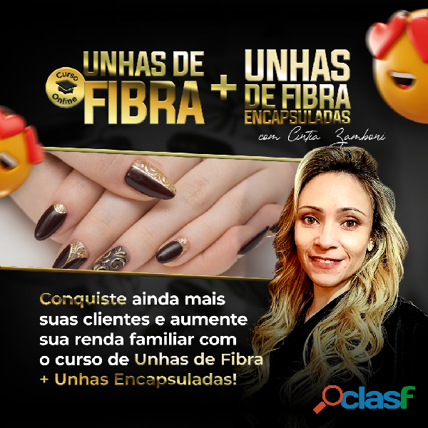 CURSO UNHAS DE FIBRA+CURSO DE UNHAS ENCAPSULADAS