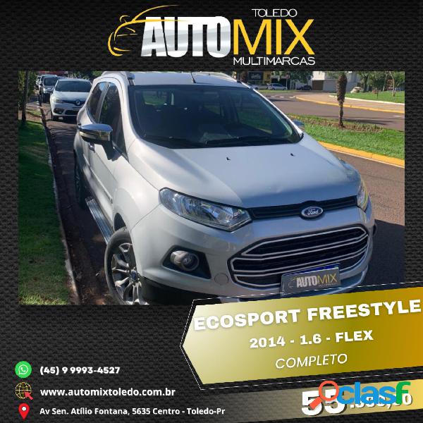 FORD ECOSPORT FREESTYLE 1.6 16V FLEX 5P PRATA 2014 1.6 FLEX