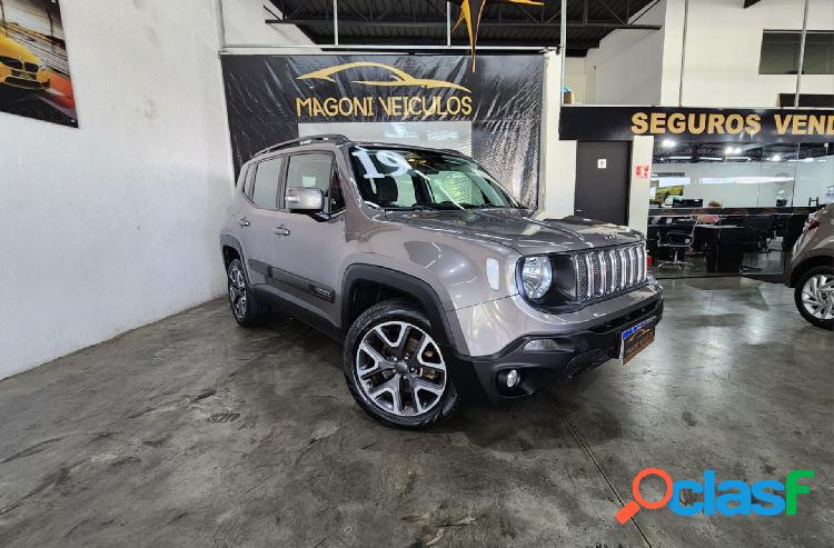 JEEP RENEGADE LONGITUDE 1.8 4X2 FLEX 16V AUT. CINZA 2019 1.8