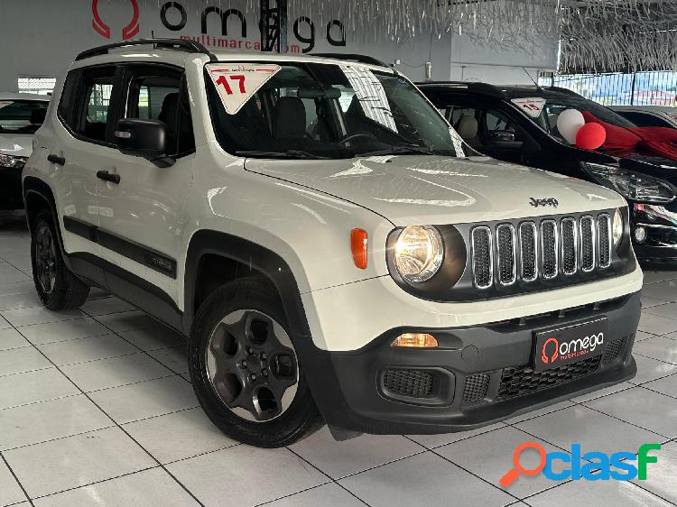 JEEP RENEGADE1.8 4X2 FLEX 16V AUT. BRANCO 2017 1.8 FLEX