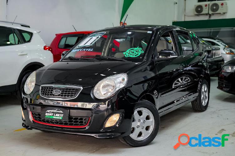 KIA PICANTO EX 1.11.0 1.0 FLEX MEC. PRETO 2011 1.0 FLEX