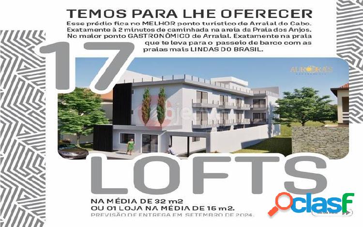 Lofts a venda a 200 metros da Praia dos Anjos - Arraial do