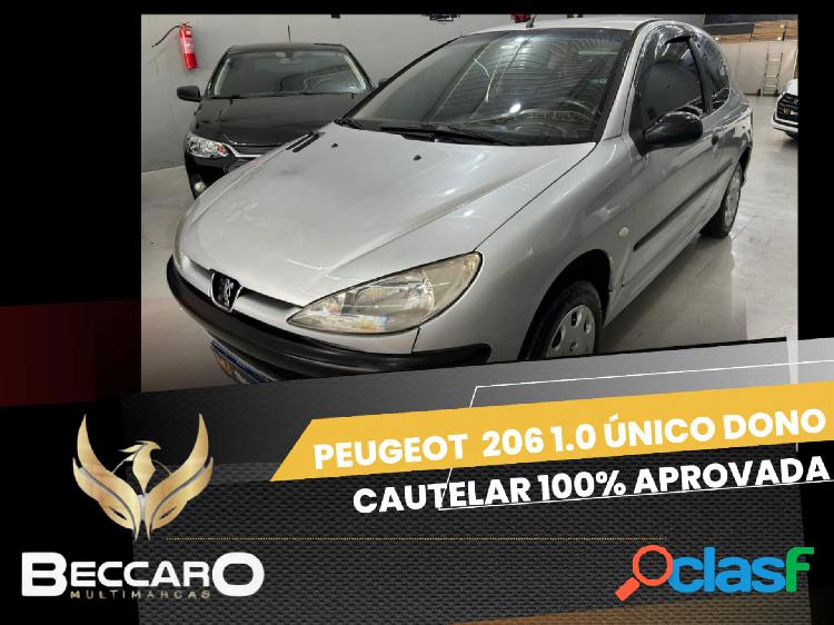 PEUGEOT 206 SELECTION SENSATION 1.0 16V 3P PRATA 2006 1.0