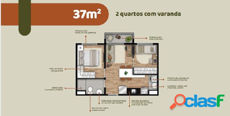 Apartamento com 2 quartos, 37m², à venda em São Paulo,