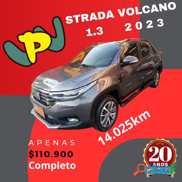 FIAT STRADA VOLCANO 1.3 FLEX 8V CD CINZA 2023 1.3 FLEX