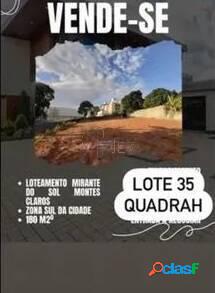 Lote no mirante do sol oportunidade