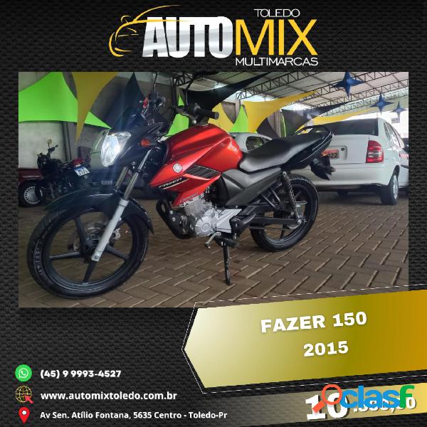 YAMAHA FAZER 150 VERMELHO 2015 150 FLEX