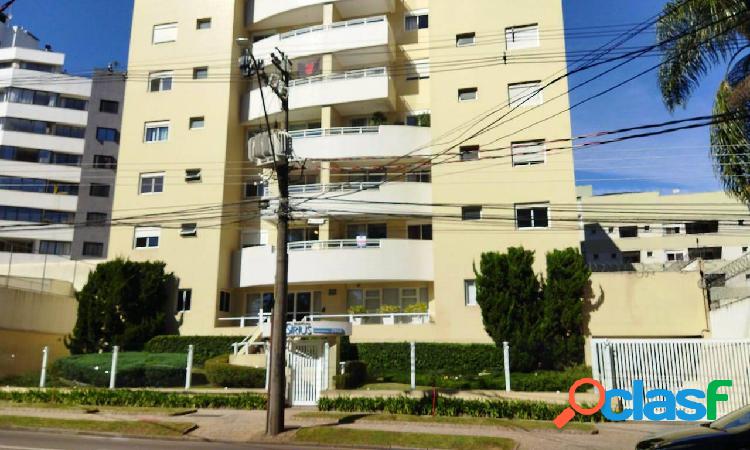 Apartamento face norte, Bigorrilho, 138,80m² priv, 2 vagas.