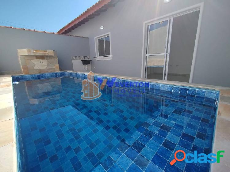 Casa 2 dorm. (1 suíte) com piscina R$324.000.00 em