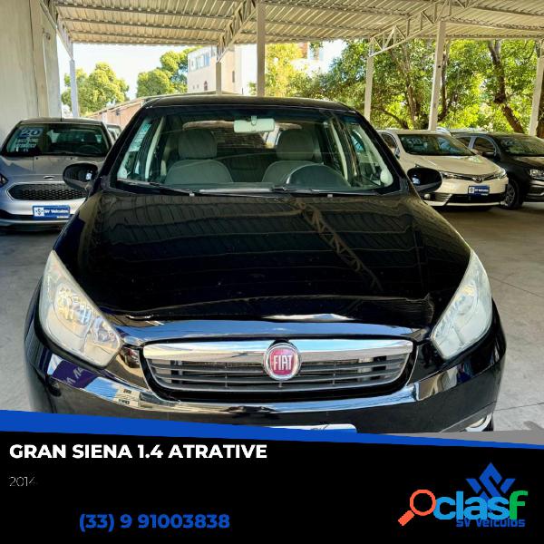 FIAT GRAND SIENA ATTRAC. 1.4 EVO F.FLEX 8V PRETO 2014 1.4