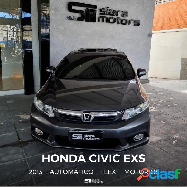 HONDA CIVIC SEDAN EXS 1.81.8 FLEX 16V AUT. 4P CINZA 2013 1.8