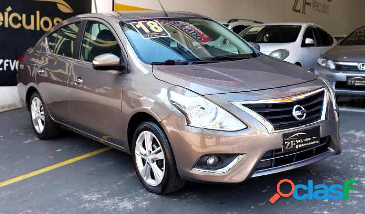 NISSAN VERSA SL 1.6 16V FLEXSTART 4P AUT. CINZA 2018 1.6