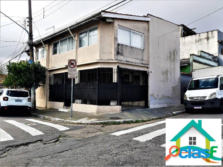 SOBRADO 160M² - 2 QTS - 2 VAGAS - VILA DAS MERCÊS - R$485