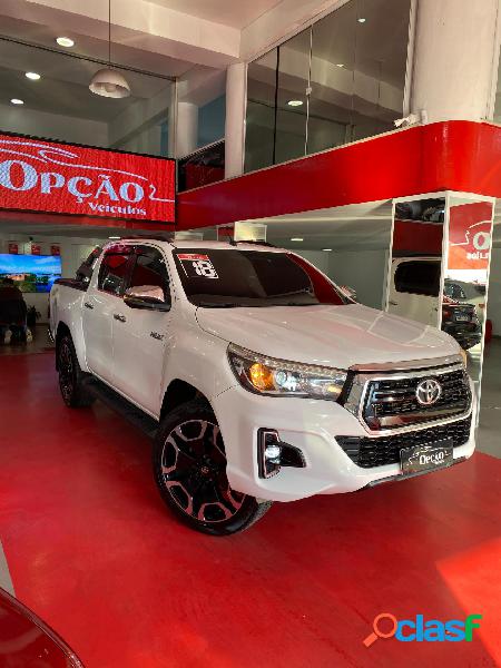 TOYOTA HILUX CD SRX 4X4 2.8 TDI 16V DIESEL AUT. BRANCO 2018