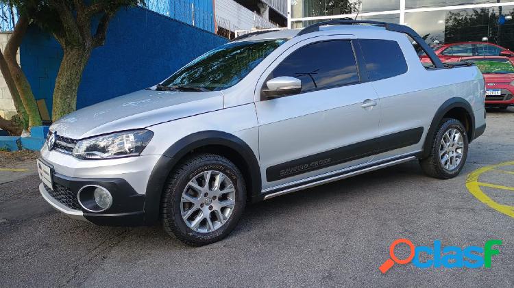 VOLKSWAGEN SAVEIRO CROSS 1.6 T.FLEX 16V CD PRATA 2016 1.6