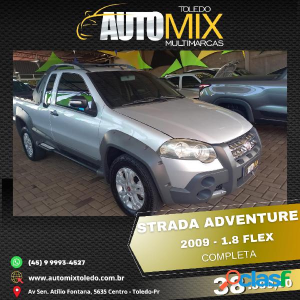 FIAT STRADA ADVENTURE 1.8 1.8 LOCKER FLEX CE PRATA 2009 1.8