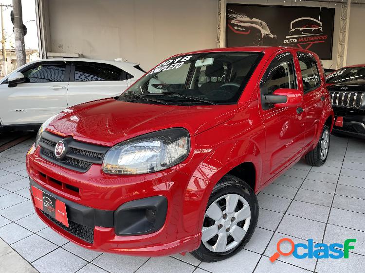 FIAT UNO DRIVE 1.0 FLEX 6V 5P VERMELHO 2018 1.0 FLEX