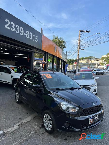 FORD KA 1.0 SESE PLUS TIVCT FLEX 5P PRETO 2018 1.0 FLEX