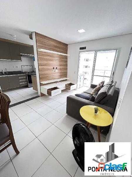 River Side, 66m2, semi mobiliado, Ponta Negra.