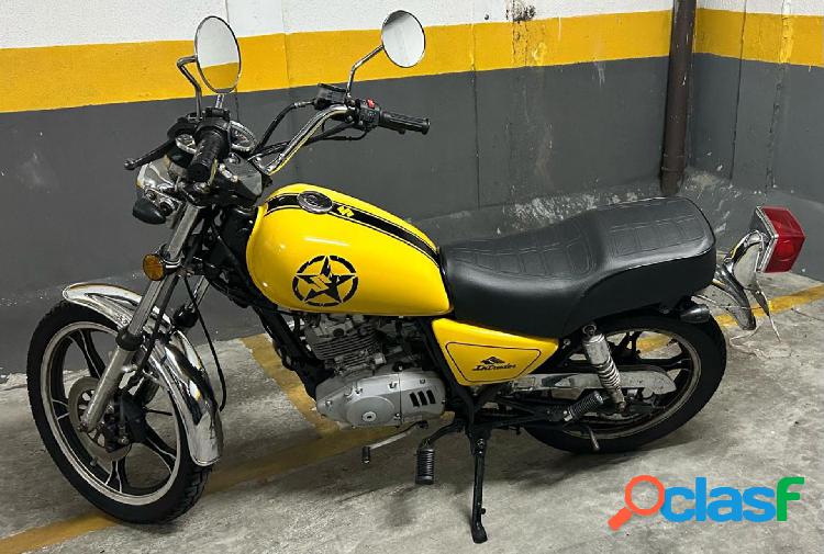 SUZUKI INTRUDER 125 AMARELO 2007 125cc GASOLINA