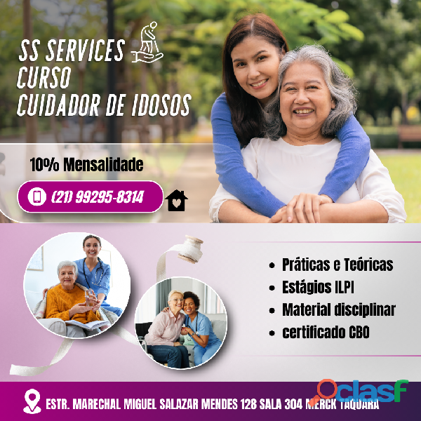 curso de cuidador de idosos