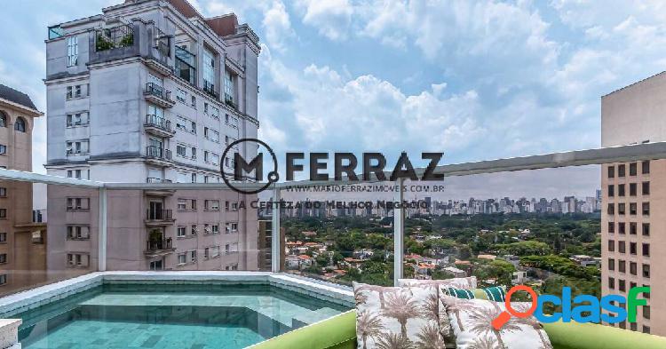 Apartamento 168m², 2 suítes, piscina privativa no Jardim