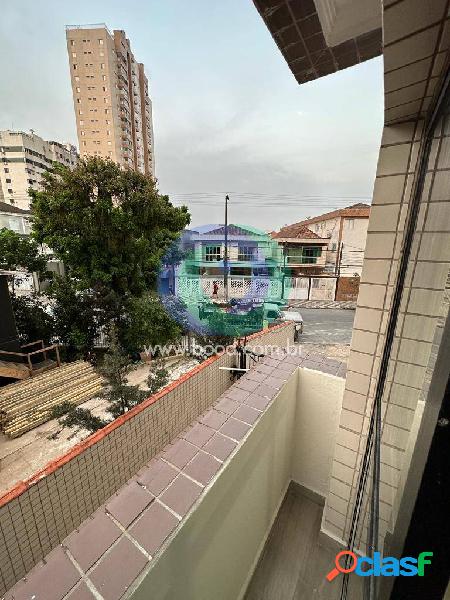 Apartamento em Santos 2 dormitórios, vaga demarcada