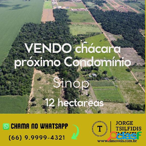 CHÁCARA À VENDA, 12 HECTARES - ZONA RURAL - SINOP/MT