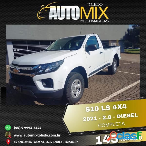 CHEVROLET S10 PICK-UP LS 2.8 TDI 4X4 CS DIESEL BRANCO 2021