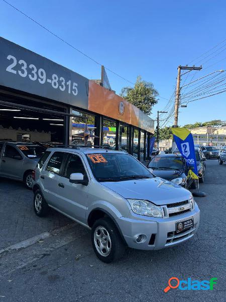 FORD ECOSPORT XLS 1.6 1.6 FLEX 8V 5P PRATA 2008 1.6 FLEX