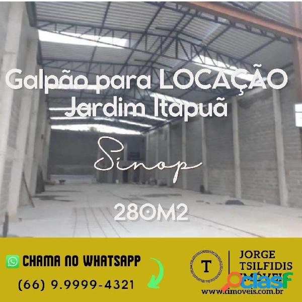 GALPÃO, 280 M² - VENDA OU ALUGUEL - JARDIM SAFIRA -