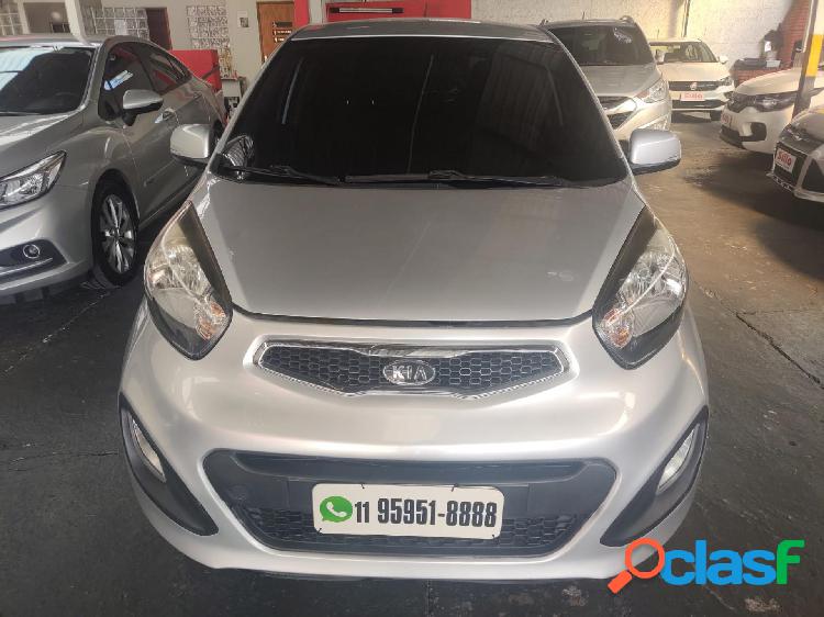 KIA PICANTO EX 1.11.0 1.0 FLEX MEC. PRATA 2013 1.0 FLEX