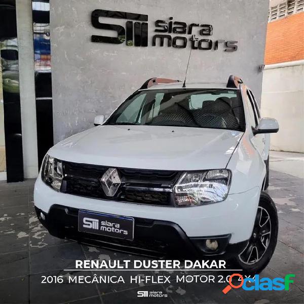 RENAULT DUSTER DYNAMIQUE 4X4 2.0 HI-FLEX 16V MEC BRANCO 2016