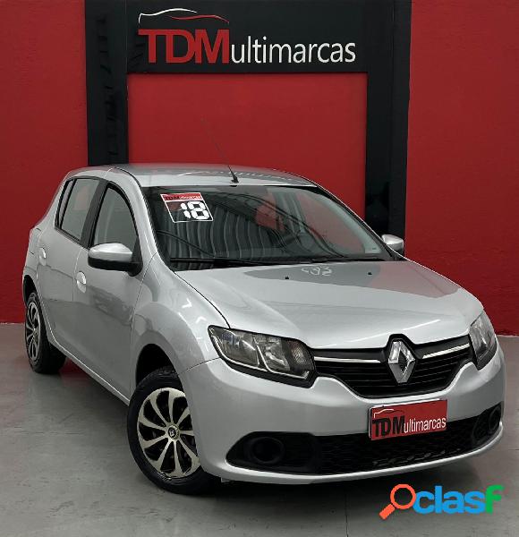 RENAULT SANDERO EXPRESSION FLEX 1.0 12V 5P PRATA 2018 1.0