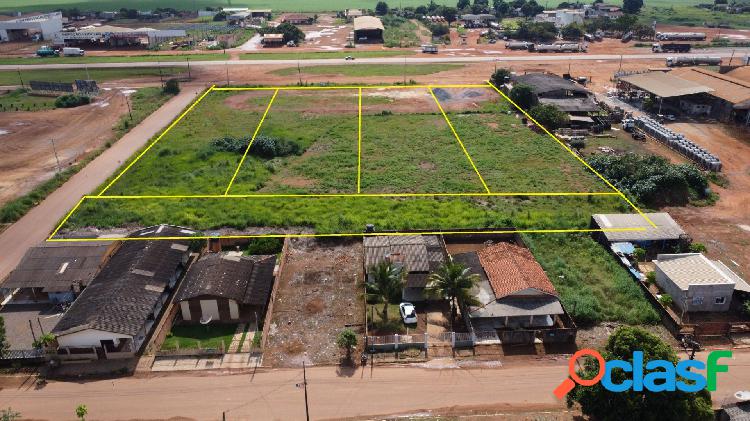 TERRENO À VENDA, 2500 M² FRENTE Á BR 163 - LOTEAMENTO