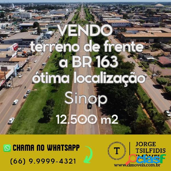 TERRENO À VENDA EM FRENTE A BR 163, DENTRO DE SINOP, 12500