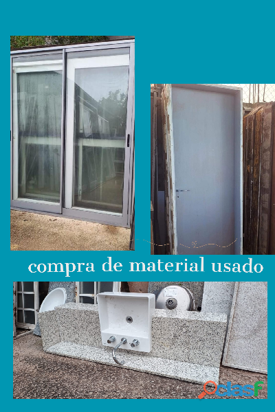 compro materiais usados de reforma e demolições.