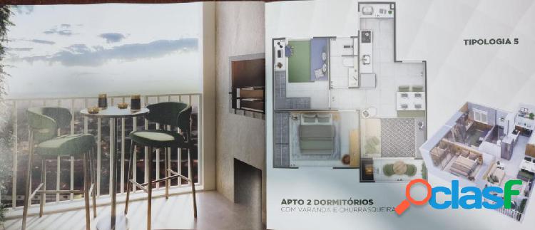 Apartamento com 2 quartos, 46,89m², à venda