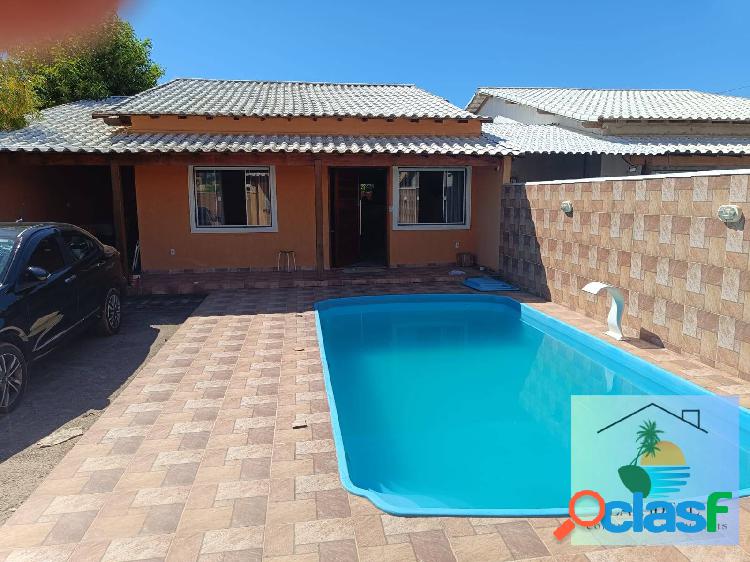 Casa 3 Quartos c/ Piscina em Unamar - Cabo Frio