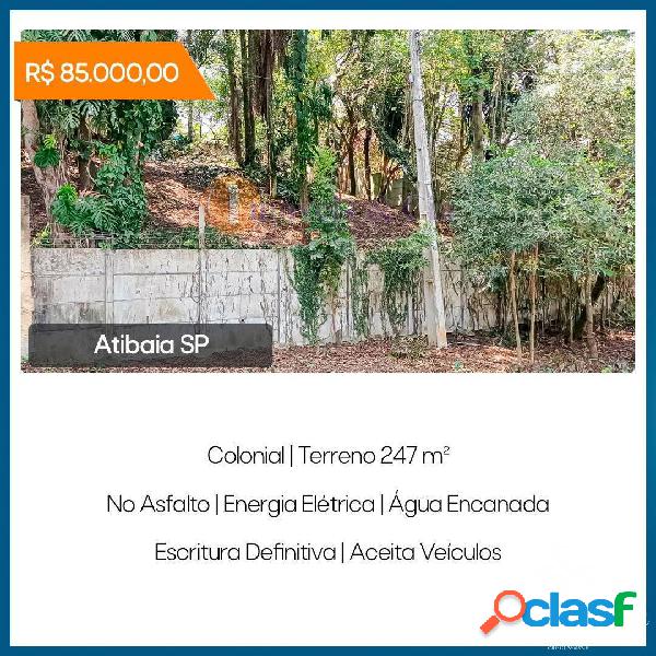 Chácaras São pedro - Terreno em aclive