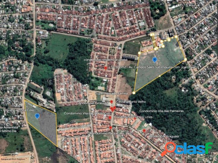 Área Urbana c/ 52.500m2 Na Zona Sul