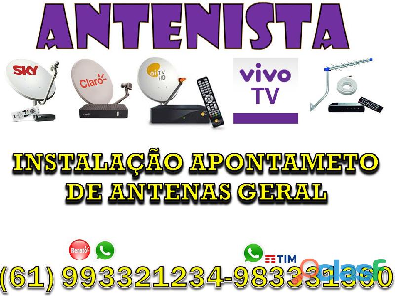 Antenista Candangolândia Sky Parabólica 5G Claro Tv Oi Tv