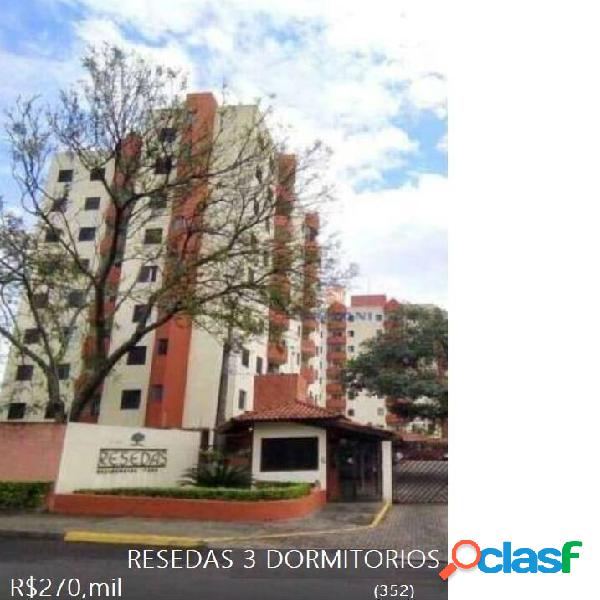 Apartamento Edifício Resedas 3 dormitórios, cozinha