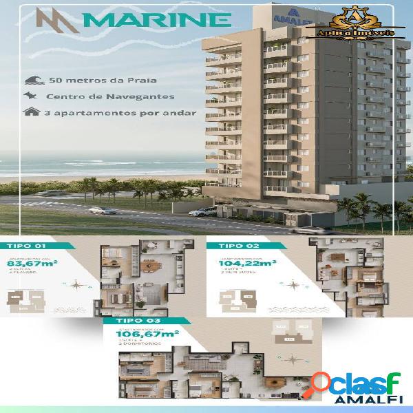 Apartamento no centro de Navegantes - três dormitórios