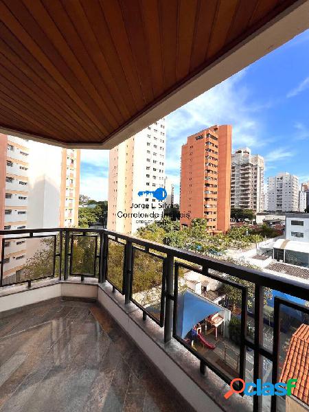 Apartamento por andar 234m2 no Brooklin 4 Dormitórios 2