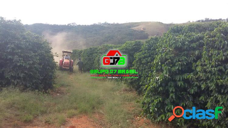 Belíssima fazenda de café no Sul de Minas com cachoeira