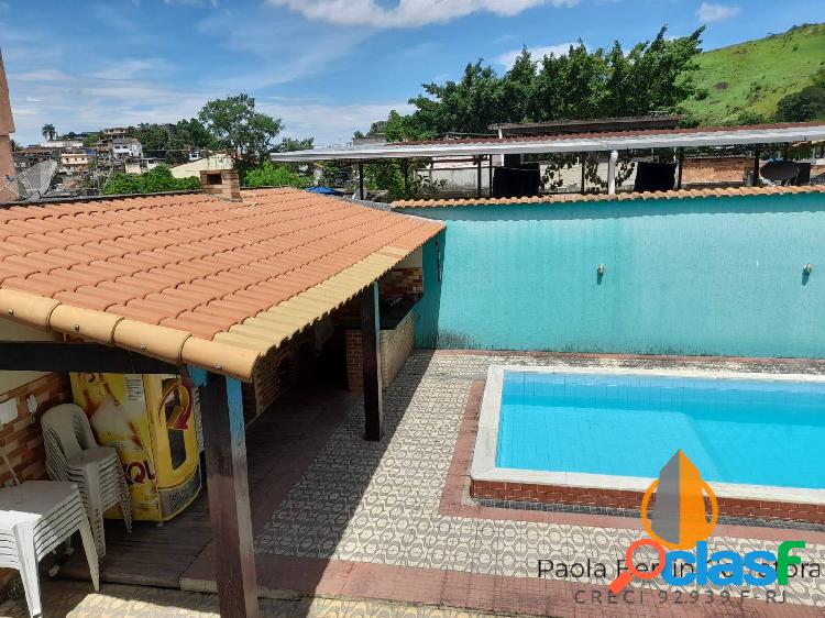 CASA COM 3 QUARTOS PISCINA E GARAGEM NO ROCHA