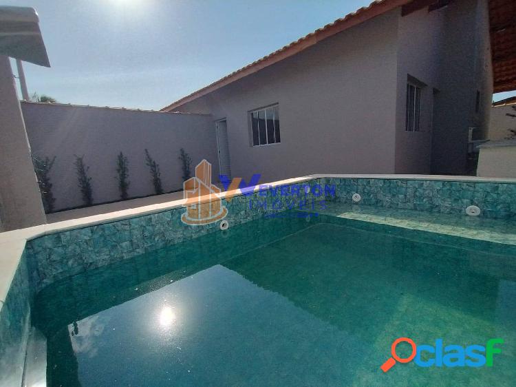 Casa 2 dormitórios com piscina R$299.000,00 em Itanhaém na