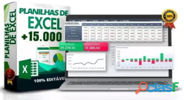 Excel Completo: 15.000 Modelos De Planilha + Bônus Especial